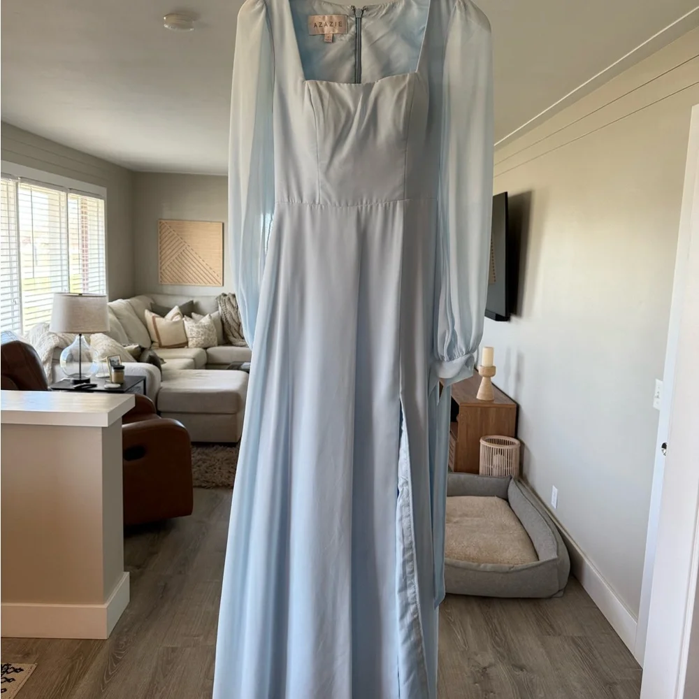 white and blue sequin dress Kathy Iridescent Sequin Mini Dress